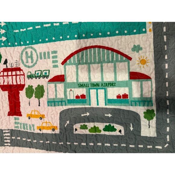 Little Kid Transportation Handmade Quilt 45x55" - Picture 7 of 7